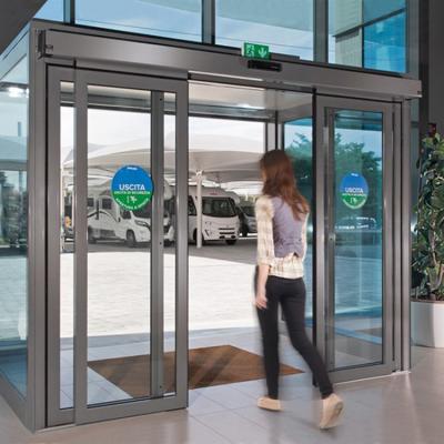 China Heat Insulation China Manufacturer Price Automatic Motorized Doors Design Custom Modern Exterior Electric Automatic Sensor Sliding Glass Door System for sale