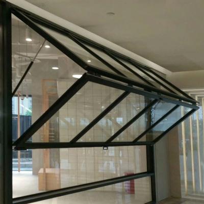 China Custom Aluminum Glass Foldable Screen Windows Modern Vertical Folding Aluminum Window for sale