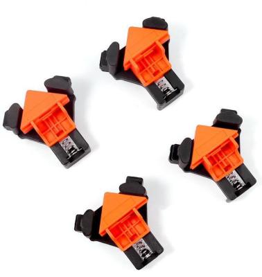 China ABS 90 Degree Adjustable Single Corner Clamp 4PCS Handle Woodworking Clip Clamp Tool for sale