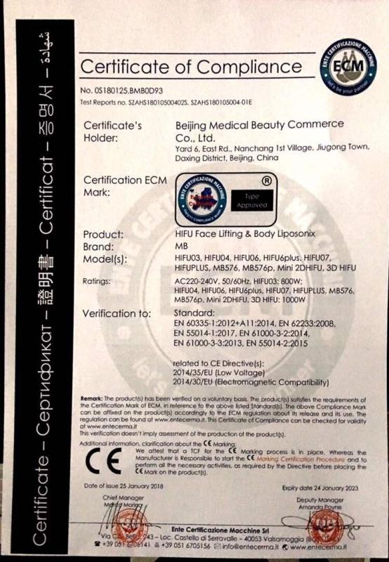 CE - Beijing Medical Beauty Commerce Co., Ltd.