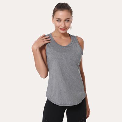 China Breathable OEM Customized Logo Women Yoga Vest Waist Quick Dry Breathable Sports Vest With Running Fitness Top for sale