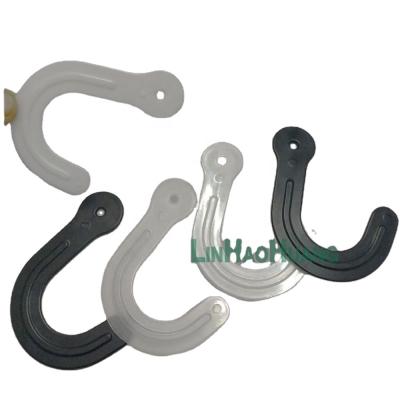 China brackets & Fences Plastic Hooks For Clothing/Hat/Coat Paper Card Hanging Hook/Fabric Sample Swatch Hook for sale