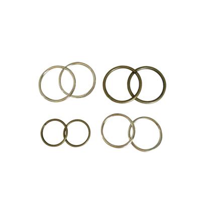 China Eco - Friendly Wholesale Iron O Ring Open Round Ring Silver / Bronze Color For Bags for sale