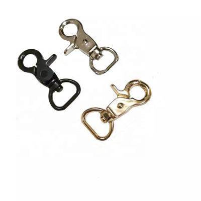 China Garment Bags Shoes Belts Manufacturer Supplier 20mm 0.8 Inch Alloy Swivel S Snap Key Hooks DIY Key Chain Ring for sale