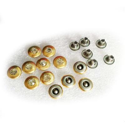 China Rhinestone Rivets Wholesale Rhinestone Rivets Arcylic Stone Rivets Nails Silver Gold Diamond Rivets for sale