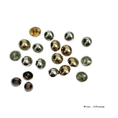 China 10mm Nickel Free Metal Alloy Coat Sewing Buttons Dome Mushroom Leg Buttons for sale