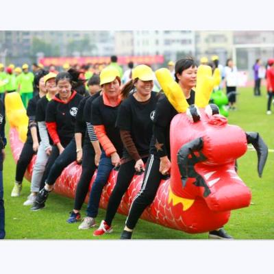 China Adult Interesting Inflatable Dragon Game Team Building Game For Adults And Kids for sale