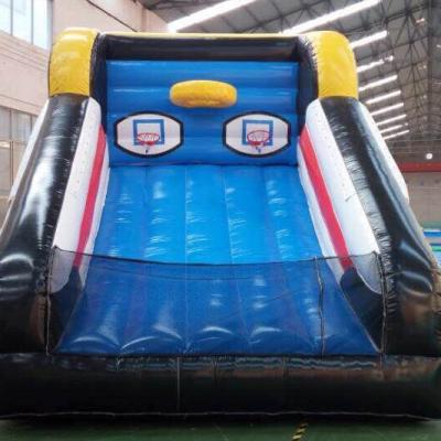 China Outdoor Inflatable Bouncy Castle Bouncer Castle Ball Baseket Entertainment Jumping House for sale