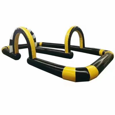 China Adult export to Australia high quality inflatable barrier for bumper cars or kart racing car use for sale for sale