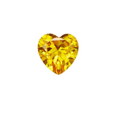 China Color Play or Fire Heart Cut CZ Multicolor Zirconia 3A Wholesale CZ Stone Machine Loose Stones Zircon Gemstones for sale