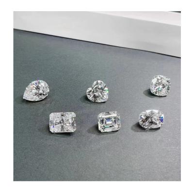 China Fire Moissanite Diamond Stone loose green champagne color moissanite color set or blue pink yellow black gray moissanite diamond for sale