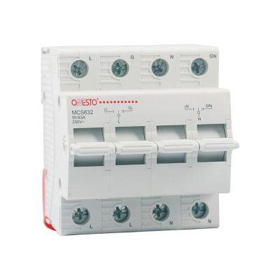 China Inverter Manual Transfer Switch Inverter 63A Modular Console Rack for sale