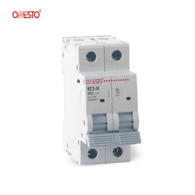 China Adjustable Circuit Breaker With Trip 2 Pole Breaker CE Certified 10A Circuit Breaker 4.5kA for sale