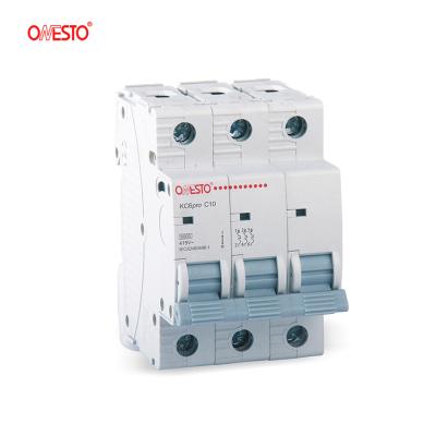 China Overload Circuit Breaker Safety Breaker IEC Certified 3 Phases Circuit Breaker 6KA for sale