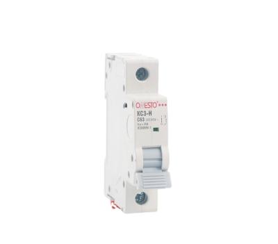 China MCB Brands Onesto MCB Pole Single Circuit Breaker Device For Circuit Protection MCB Din Rail Type 4.5KA for sale