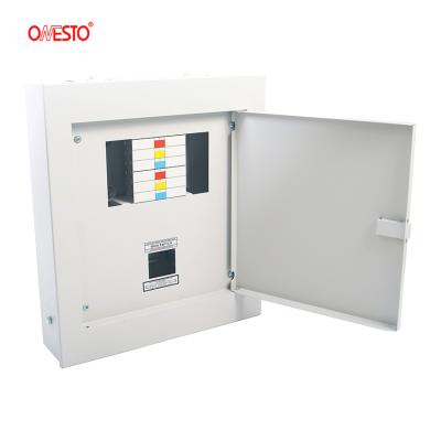 China MCB TPN Distribution Box Type Three Phase Distribution Board Galvanized Steel Metal Consumer Outdoor Unit for sale