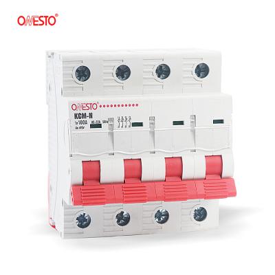 China Onesto AC Isolator Switches 4Poles 4P 125A 6kV AC Switch Disconnector KCM-N for sale