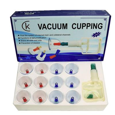 China Body Cupping Set Magnetic Pull Out Vacuum Apparatus 12 Cups Cupping Hijama Large Size for sale