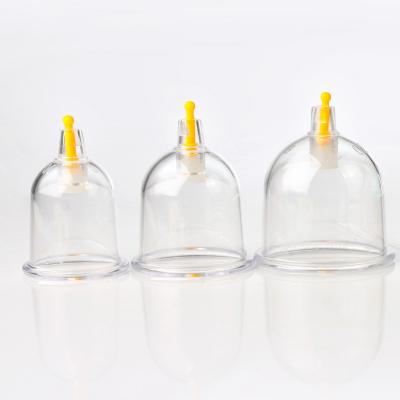 China Body Thicken Durable Reusable Disposable Plastic Vacuum Cupping Hijama Cups for sale