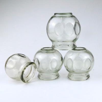 China Chinese Traditional Medical Small Vacuum Massage Size 1 Glass Cupping Apparatus for sale