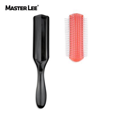 China Masterlee Nondisposable custom logo squirt denman pocket 5 rows shiny custom body denman brush for sale