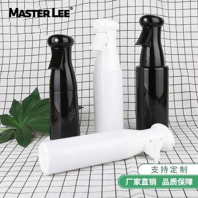 China Masterlee 140ml 180ml 250ml Beauty Hair Dressing PEE Plastic Continuous Spray Hair Salon Spray Bottle for sale