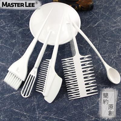 China Masterlee Nondisposable Hairdressing Brushes Bowl Comb Salon Hair Color Dye Tint Tool Kit For 6 Pcs for sale