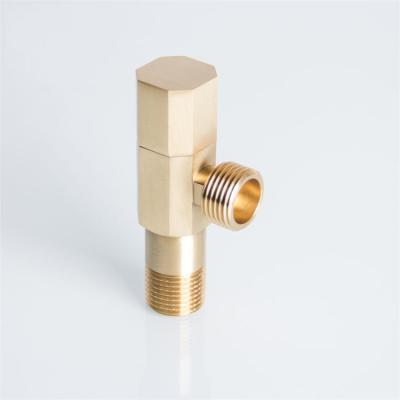 China Chrome Plated 1/2 Inch Washing Machine Brass General Control Angle Valve for sale