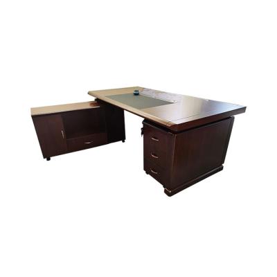 China Modern High End Wooden Executive L Shape Office Furniture Desk for sale