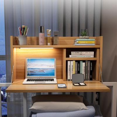 China Large Eco-friendly Space Saving Storage Wooden Study Computer Desk On Bed for sale