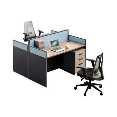 China High Quality Modern Office Low Separation Two People Compartment Workstation Eco - Friendly for sale