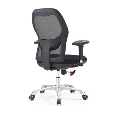 China Promotional Hot Sale Adjustable Black Mid Swivel Back Mesh Office Chair For Project (Height) for sale