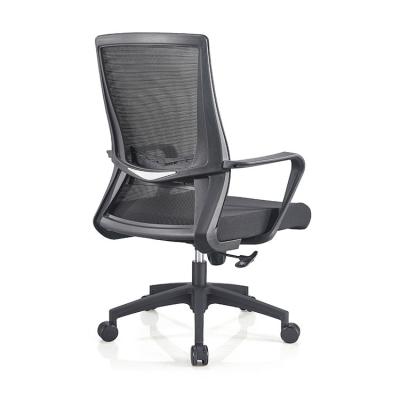 China Cheap Price Mid Lift Staff Swivel Office Back Chair (Height) Adjustable for sale