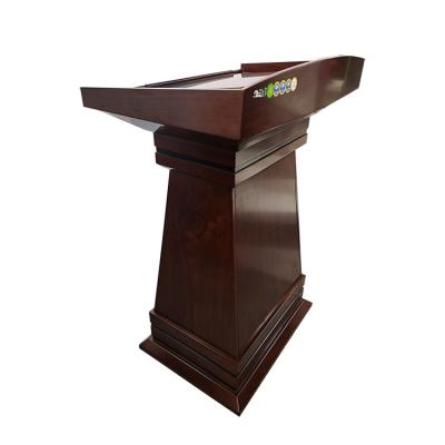 China High Quality Eco - Friendly Solid Wood Furniture Public Speaking Table Church Desk for sale