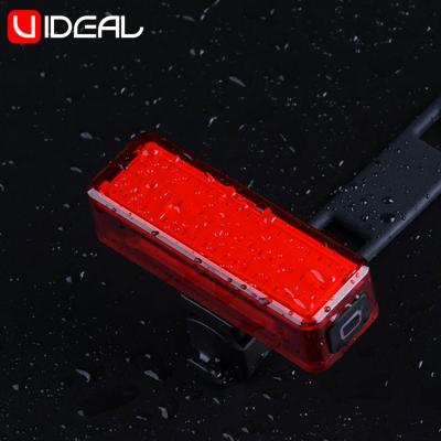 China U-ideal U-ideal long time waterproof LED bar 1000mAh bicycle rear light rear tail light IP65 for sale