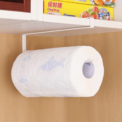 China Durable Minimalist Household Kitchen Paper Towel Holder Roll Paper Towel Rack Paper Towel Rack For Kitchen Washroom for sale