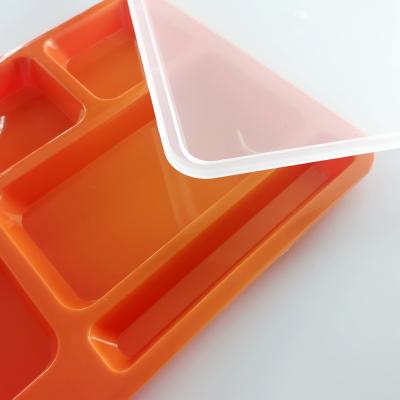 China Fast Food Trays Kids Sustainable Cupboards Tableware Set Safe Plastic Tableware Set For Kids for sale