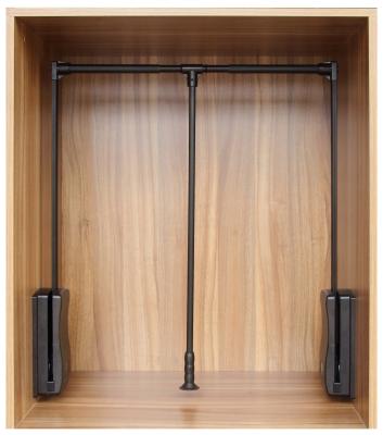 China Minimalist Aluminum Alloy Wardrobe Lift Rod Hanging Clothes Rail for sale