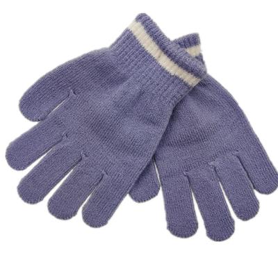 China 2021 hot sale simply cheap good quality cotton knitted children gloves children for sale