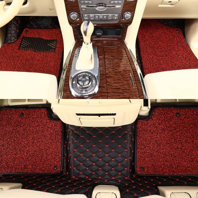 China Waterproof Sports Car Floor Mats For Toyota Opa 2003 Right Hand Drive Add Coil Silk Automobile Auto Foot Pads for sale