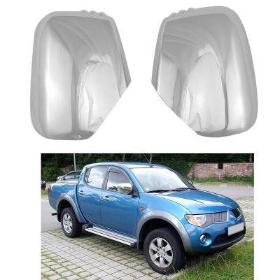 China Single Color No Pattern Mirror Cover For Mitsubishi Pajero L200 2005 To 2014 ABS Chrome Plated Accessories for sale