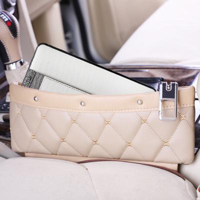 China Most Models BOOST Car Seat Gap Storage Box Pocket Storage And Automotive Interior Accessories High Quality Leather Finishing for sale