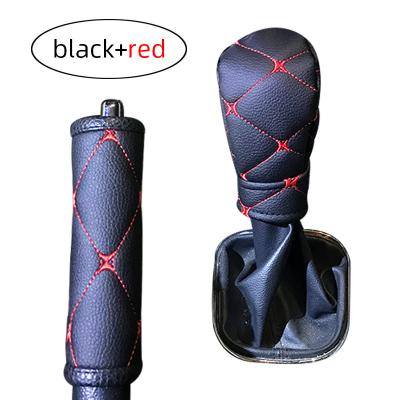 China Make Your Drive From Universal Cover More Comfortable 2pcs/pack High Quality Car Parking Hand Brake Cover Gear Stick Gear Bar for sale