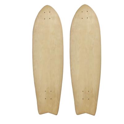 China 100% Adult New Design Cheap Canadian Maple Longboard Cruising Deck for sale