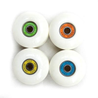 China Street Wholesale 52mm PU Skateboard Wheels With ABEC-9 Skateboard Bearing for sale