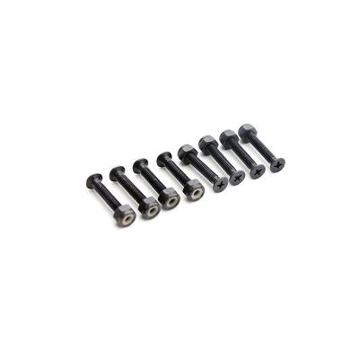 China Skateboard Carbon Steel Skateboard Deck Bolts and Nuts, 29mm Bolts and Nuts for sale