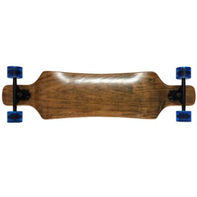 China 2021 Canadian Maple 39inch In White Adult Drop Down Complete Longboard for sale