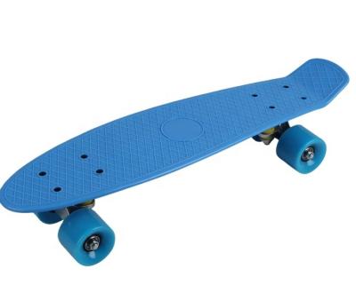 China Adult Plastic Skateboard Mini Cruiser Pennyboard 22 Inch Complete Skateboard for sale