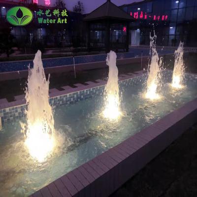 China Modern Professional Custom Music Control Fountain Pool Fountain Outdoor Ornamental Waterfall for sale