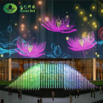 China Modern Freestanding Fountain Design Swimming Pool Fountain Portable Water Dancing Fountain for sale